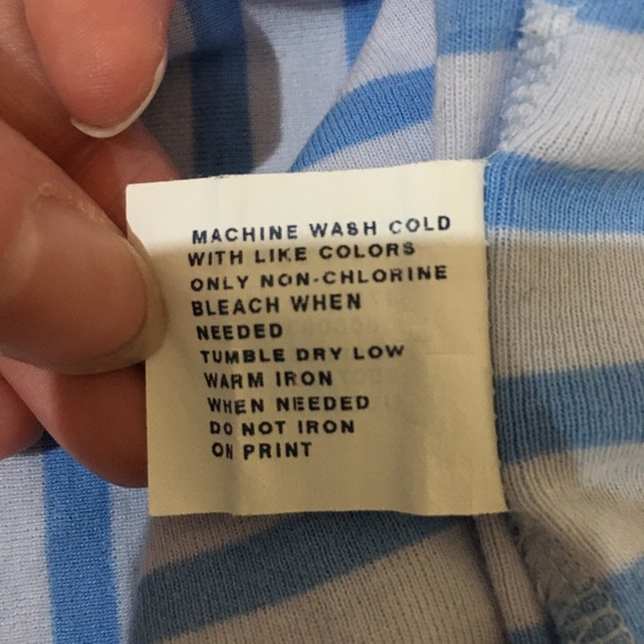 Gap Favorite shirt blue stripes 100% cotton - Picture 13 of 13